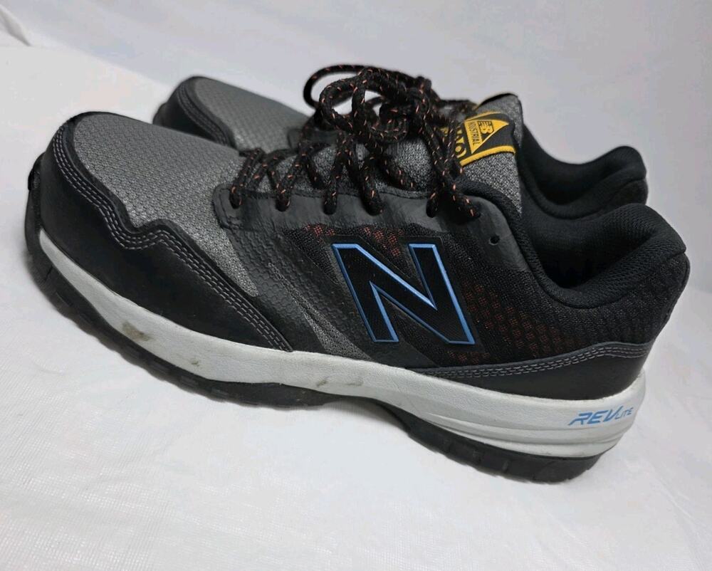 New Balance Men’s 589 V1, Gray Comp Toe Work Shoe Size 9 MID589KE Slip Resistant